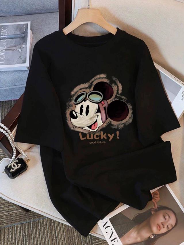 【預購商品】【0401結單】【批發】Lucky幸運卡通米奇短袖上衣 250328-09
