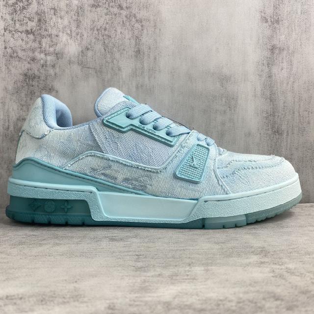 Louis*Vuitto* LV Trainer 水染系列 最新款 大底和面料私模