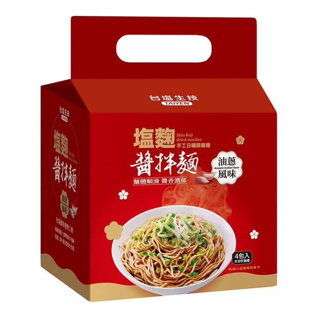 廠商現貨【台塩生技】塩麴醬拌麵-油蔥風味112g*4入