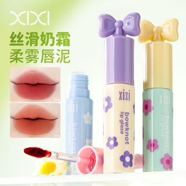 XIXI曼塔花結絲滑柔霧唇泥(預購)