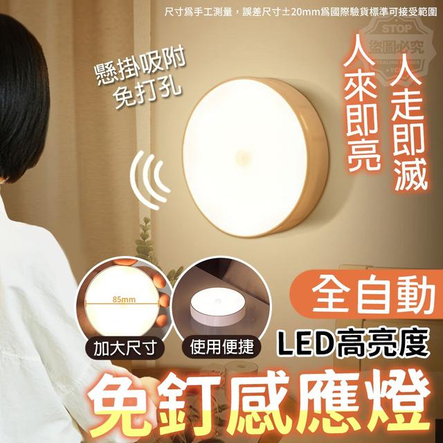 【預購】【0829結單】【批發】LED高亮度全自動免釘感應燈