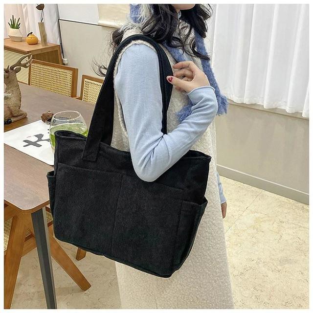 【預購商品】【1117結單】【批發】多口袋燈芯絨托特包 251112-21