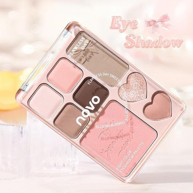NOVO韓系暇日甜心八色眼影盤(預購)