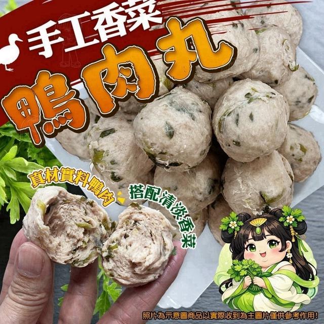 預購⭐️手工香菜鴨肉貢丸 ▲+1組=2包