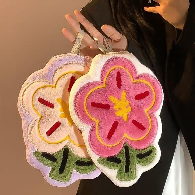 新款有錢花加厚掛式擦手巾(預購)