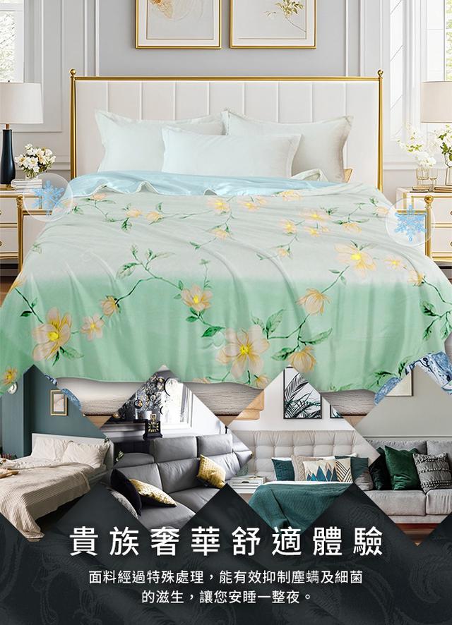 現貨 【Hilton 希爾頓】天然蠶絲抑菌涼感被/二色任選