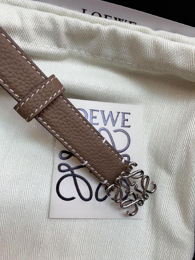 代购正品级 Loewe/罗意威 意大利进口小牛皮腰带  2.0cm