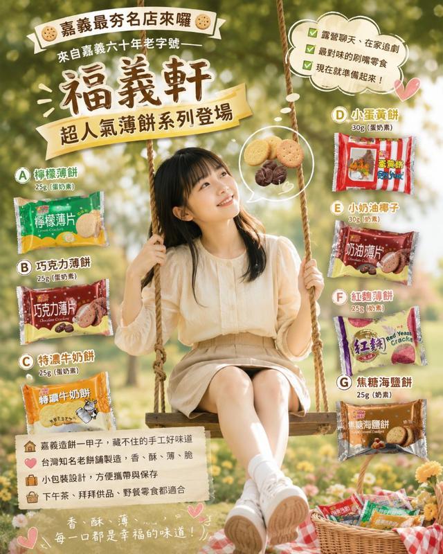 【預購商品】【0730結單】【批發】福義軒 超夯薄餅系列 260728-18