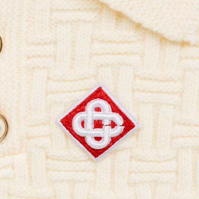 卡萨布兰卡CASABLANCA BRIDAL  立领简约款针织长款毛衣POLO