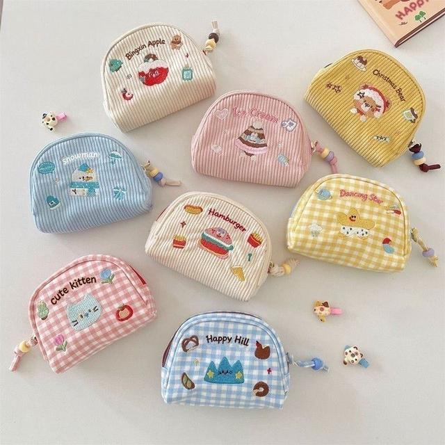 ins 軟萌小動物刺繡化妝包（預購）