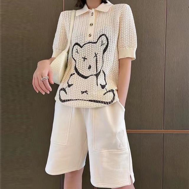 小众爆款小熊针织衫