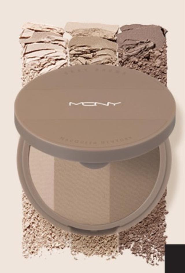 韓國MQNY 偽整型小V臉三色修容粉餅9g/單-灰調棕#07/06