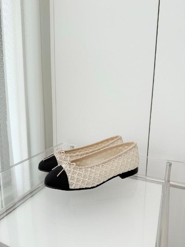 CHANEL经典芭蕾舞鞋🩰 皮底