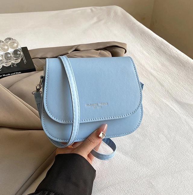 韓版新款高級感百搭斜跨馬鞍包(預購)