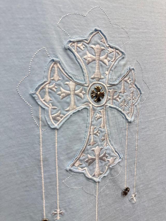 前后刺绣🪡工艺梵文十字架LOGO标识 纯原品质 原版面料750 ％棉质