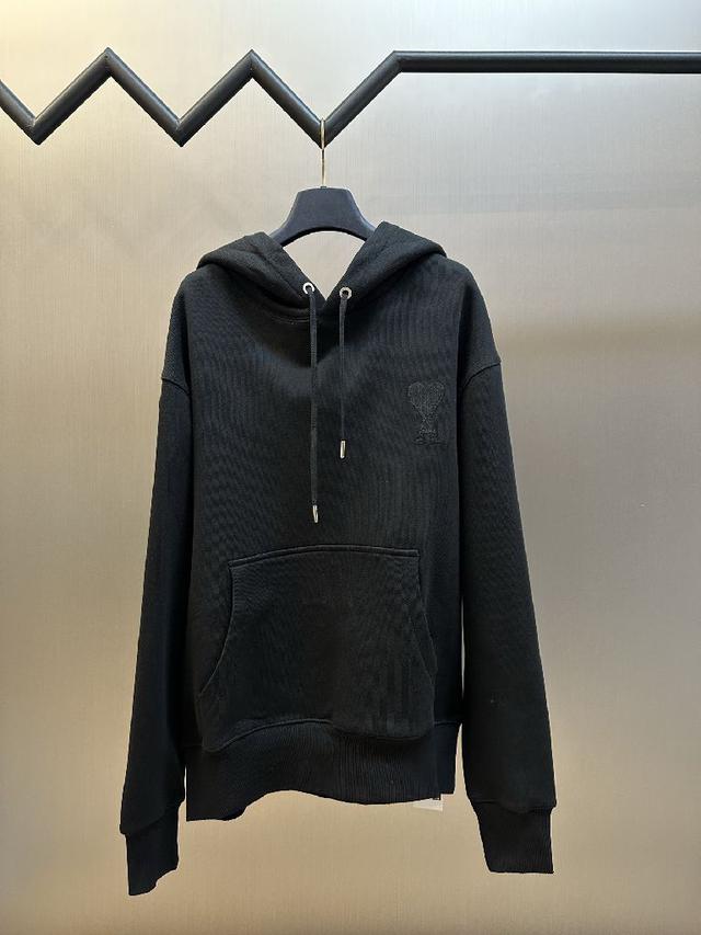 Acne Studios 徽标3D刺绣拉链外套（黑色） 面料采用定制云绒双股柔顺棉