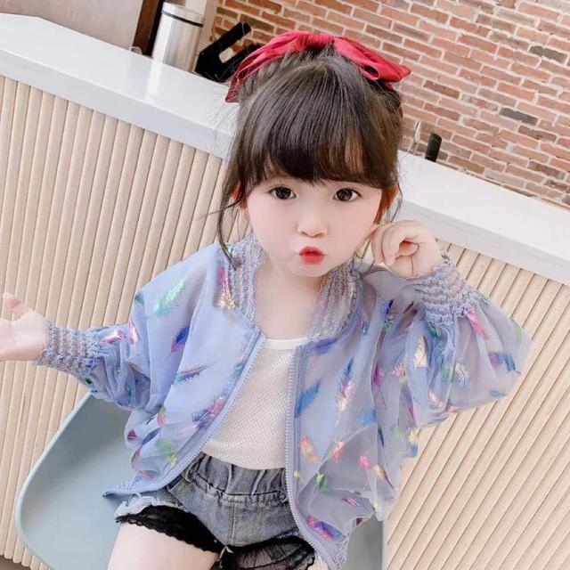 ❤ 拼接網紗刺繡防曬外套