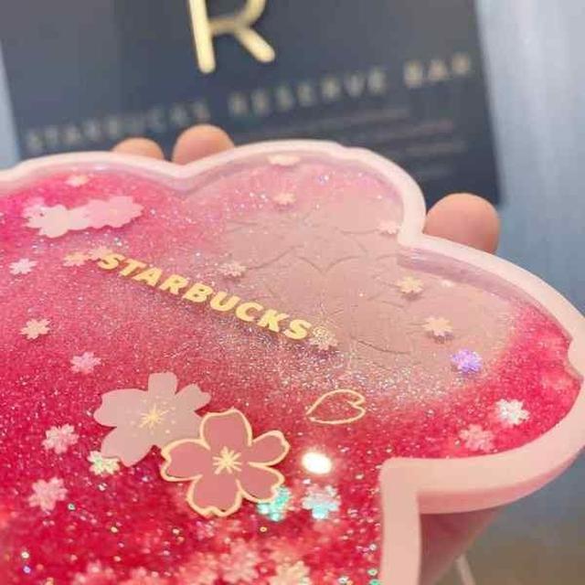 星巴克同款櫻花流沙杯墊（預購）