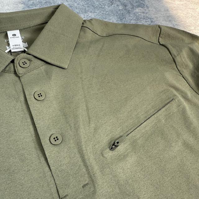 Descente/迪桑特2025新款商务高级夏季冰丝高弹力翻领Polo衫