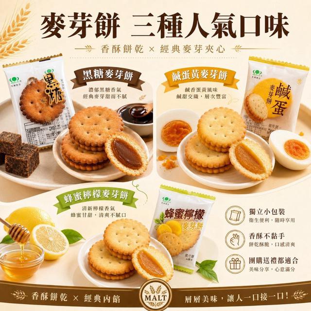 【預購商品】【0922結單】【批發】麥芽餅150g 260920-30