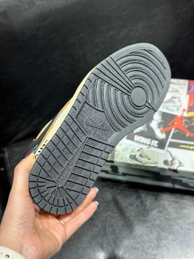 公司级 # Air Jordan 1 Low 防滑 低帮 倒钩联名款