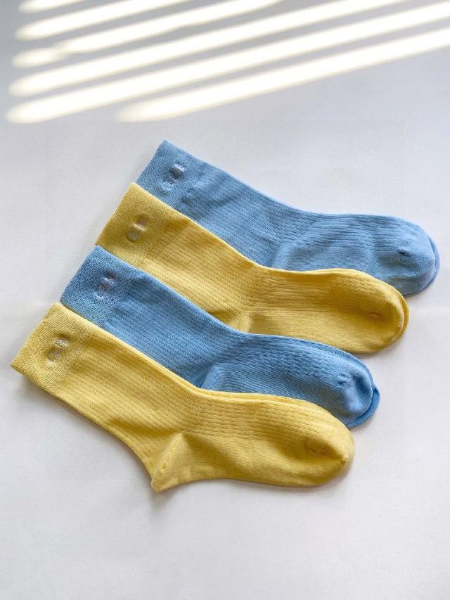 Celine 赛琳 经典字母logo 纯棉中筒袜 小腿袜