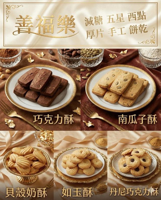 【預購商品】【1228結單】【批發】善福樂 五星級NG厚燒手工餅乾(減糖版)200g