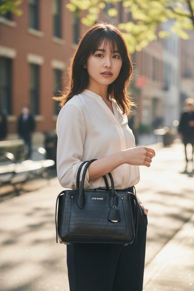 美國_Steve Madden 鱷魚紋壓紋手提斜背包#12/07