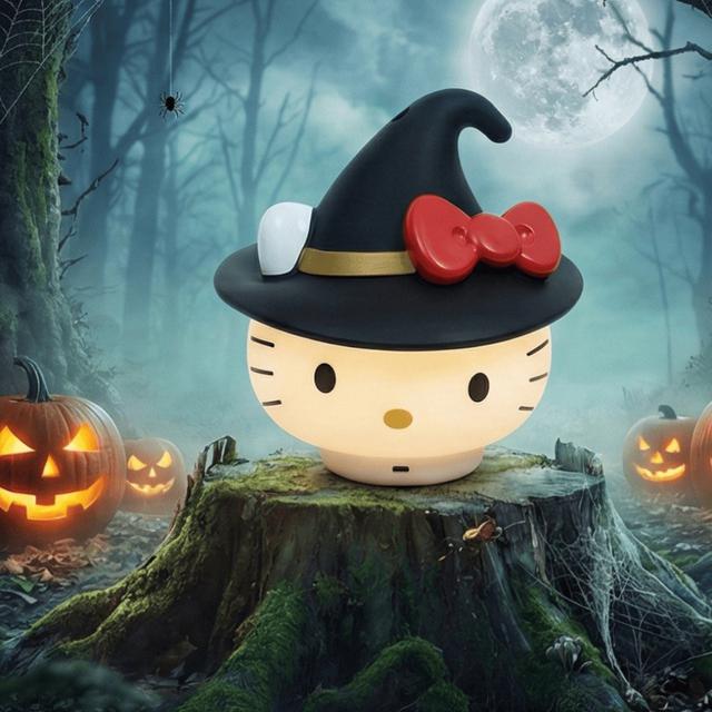 美國HELLO KITTY巫婆造型夜燈香氛擴香機#02/24