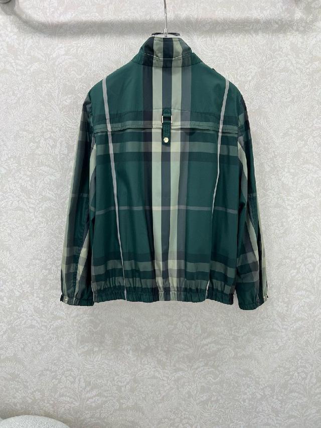 Burbe*ry25新款小立领防晒冲锋衣外