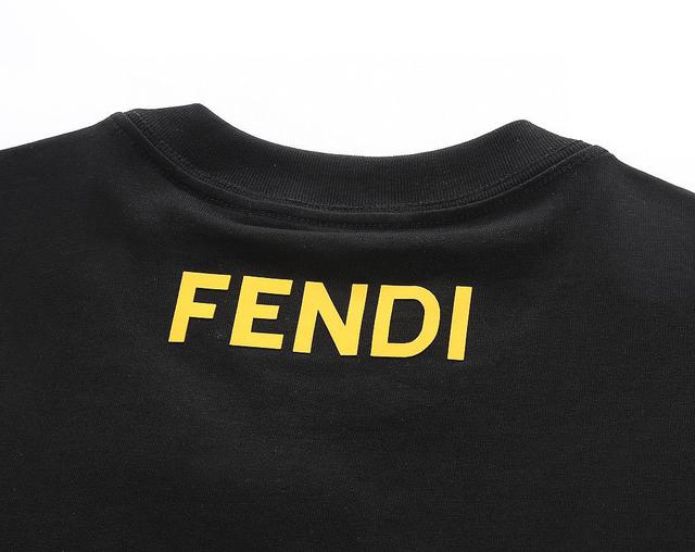 FD* 经典款 定制260g双纱纯棉面料 撞色眼睛字母logo