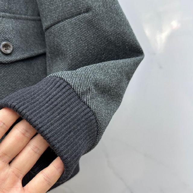 Loro Piana-诺悠翩雅 25秋冬男士时尚老钱风立领羽绒服