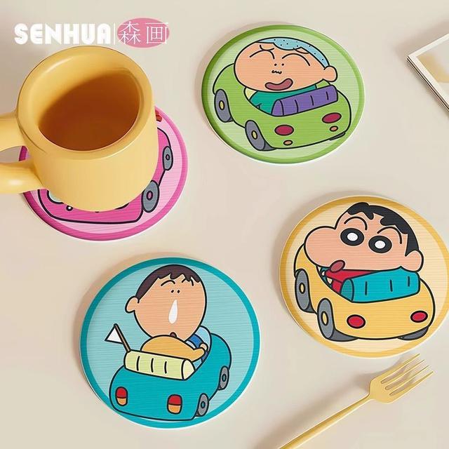 可愛蠟筆小新隔熱杯墊(預購)