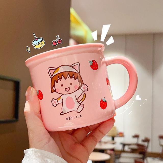 新款櫻桃小丸子高顏值馬克杯(預購)