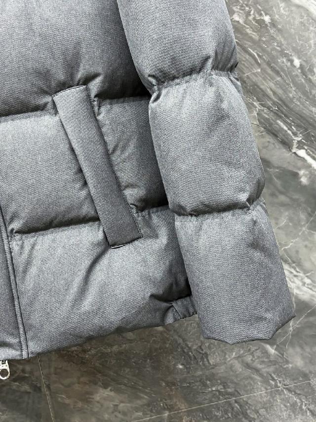 Loro Piana-诺悠翩雅 25秋冬男士时尚老钱风立领羽绒服