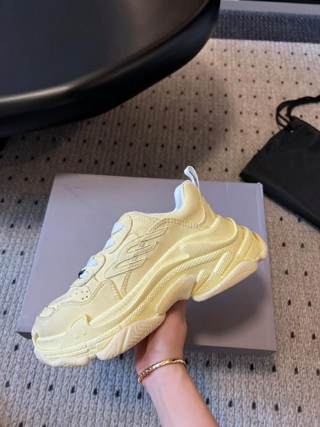 代购级别 Balenciag* 25ss厚底老爹鞋 大厂出品老爹鞋 、
