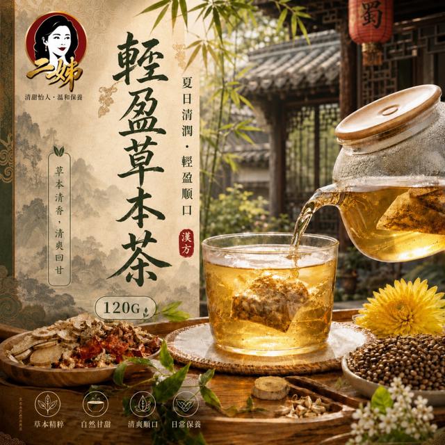 預購- 二姊嚴選 天然原料 清甜怡人 溫和保養 輕盈草本茶120g -6/9下午3點收單