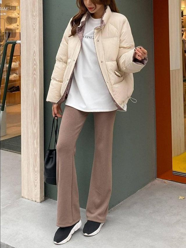 正韓國製造🇰🇷極暖休閒舒適落地褲#12/01