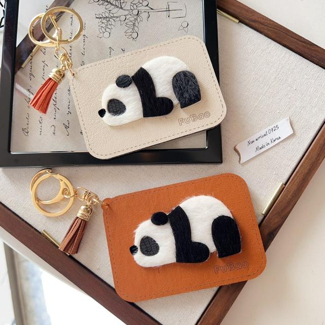 韓國東大門新品可愛茸熊貓卡夾 #11/01