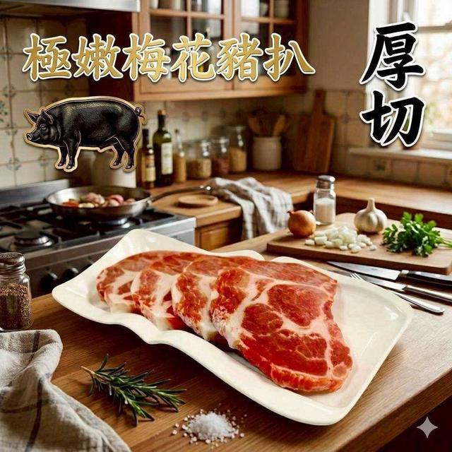 預購⭐極嫩在地超厚切梅花豬扒
