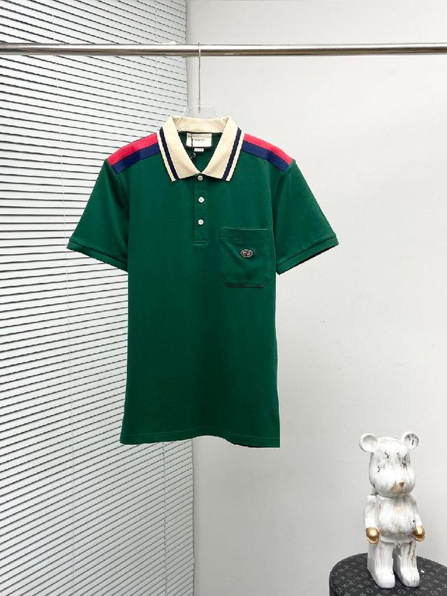 BBR* 春夏新款翻领POLO 胸前刺绣Logo