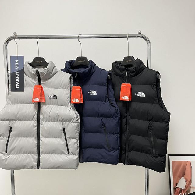 三叶草三色☯️填充物充实高版本adidas/阿迪三角标logo棉马甲 暖冬