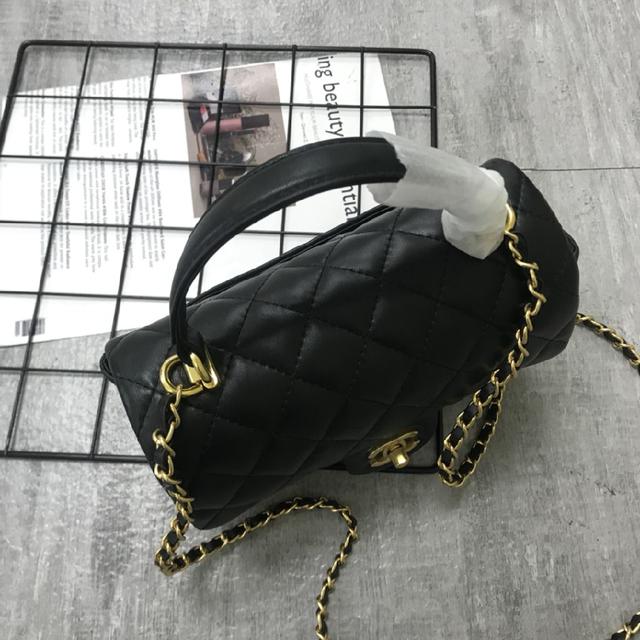 提👜菱格链条单肩包斜挎小包✅