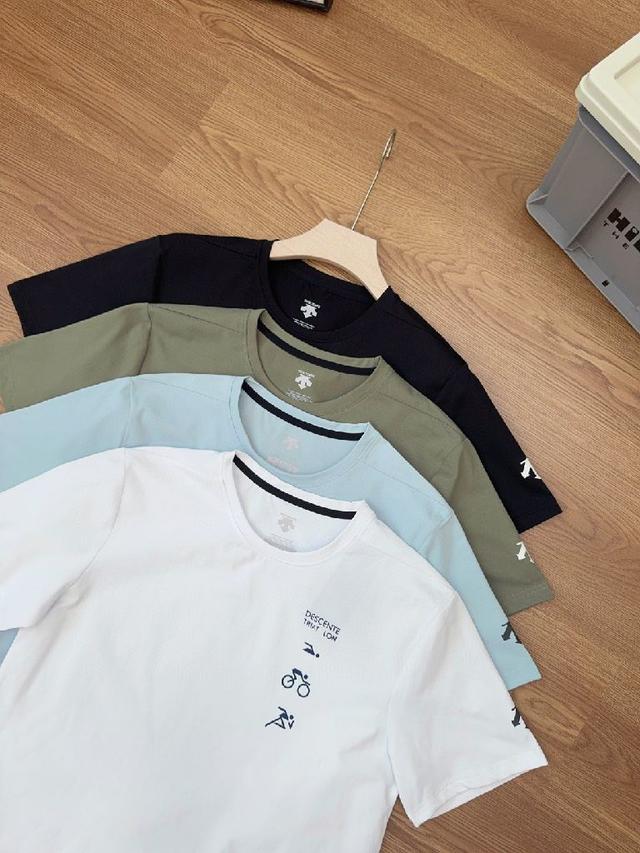 迪桑特四色女款冰丝速干短袖圆领T恤DESCENTE迪桑特女士抗菌