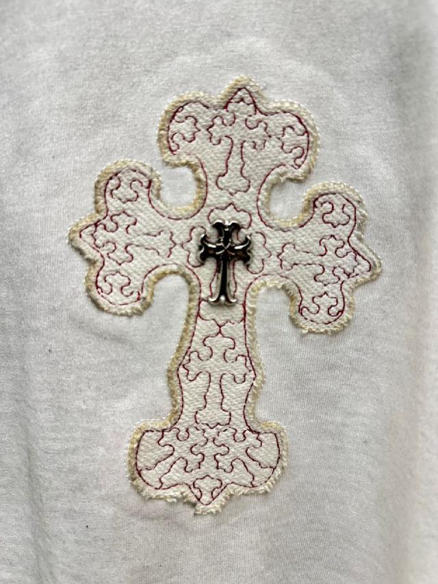 专柜美式洗水贴布刺绣情侣短袖