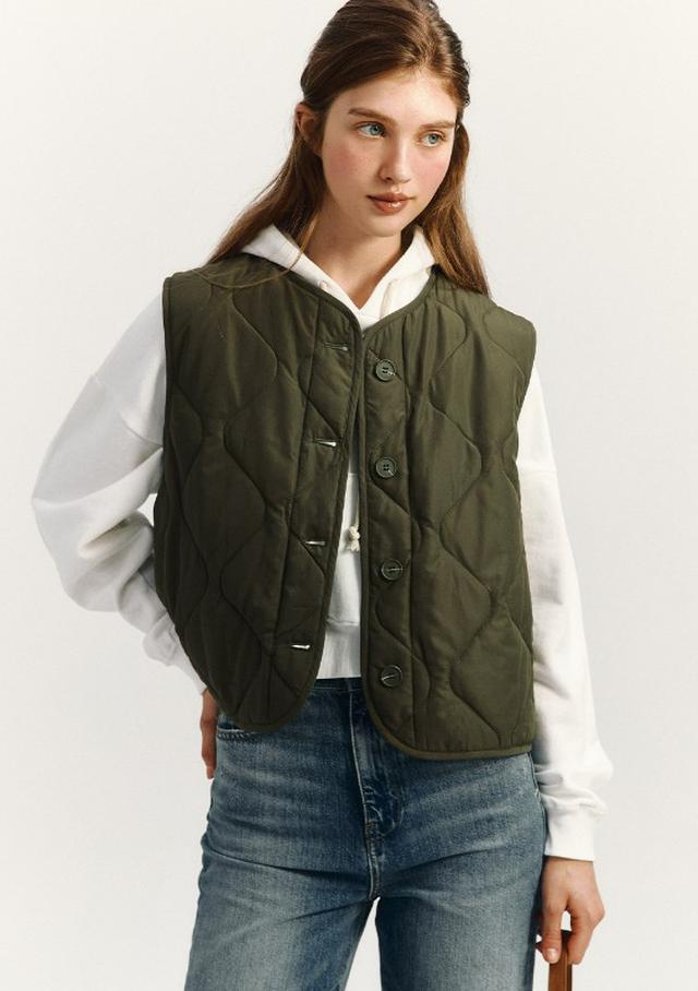 超殺特價‼️韓國 Marie Claire 柔線絎縫百搭保暖背心#01/17#有單就下