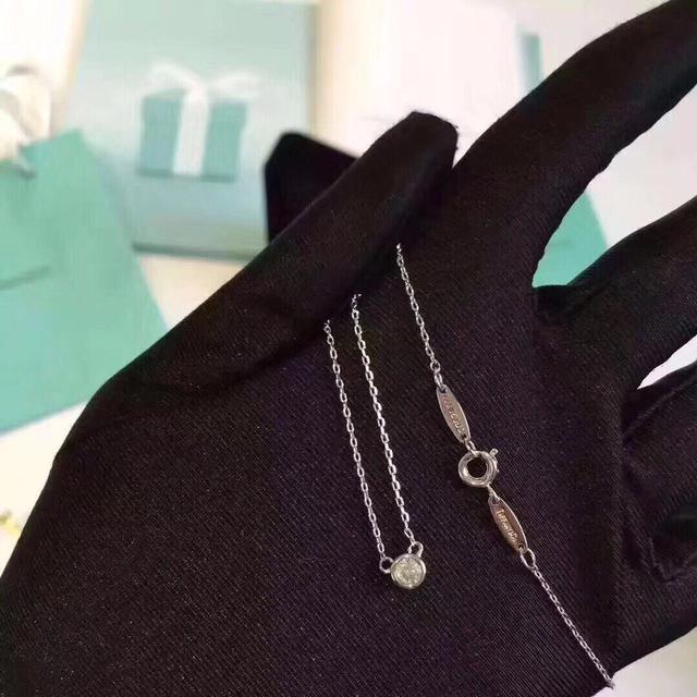 Tiffany & Co. Diamonds  By the yard系列单钻项链