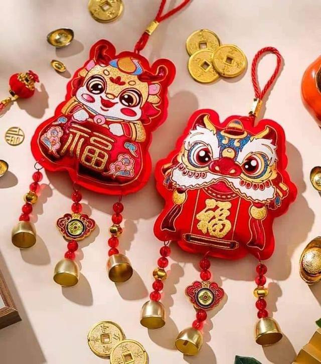 2024龍年可愛討喜新年裝飾鈴鐺掛飾（預購）