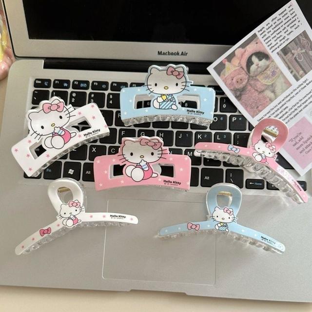 【預購商品】【0723結單】【批發】粉藍白KT大抓夾組合裝 250720-29