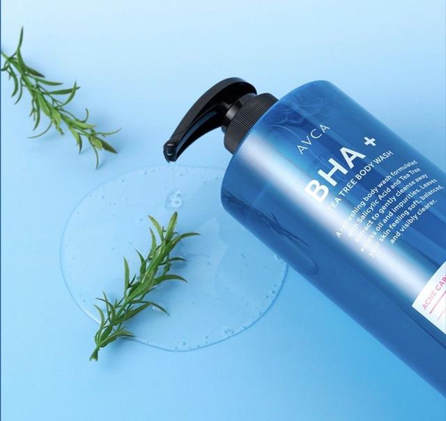 #收單260330韓國 AVCA BHA痘痘肌專用茶樹身體沐浴露800ml